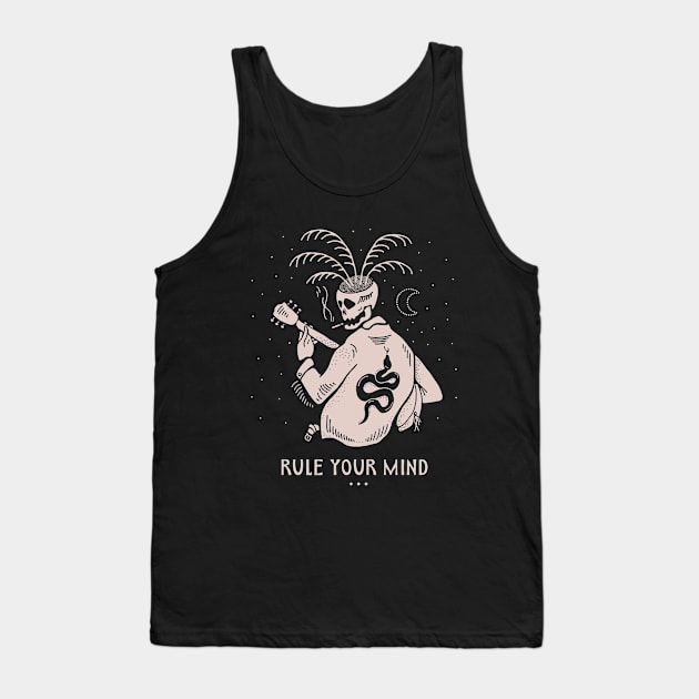 Skull Tank Top by TomLinke